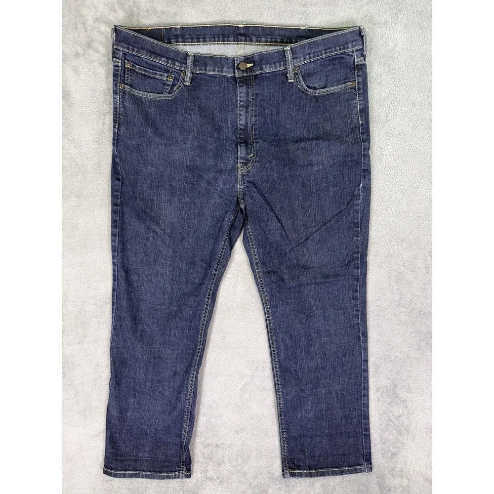 Levis 541 Jeans Mens 42x30 Blue Straight Athletic Dark Wash Denim Mid‎ Rise